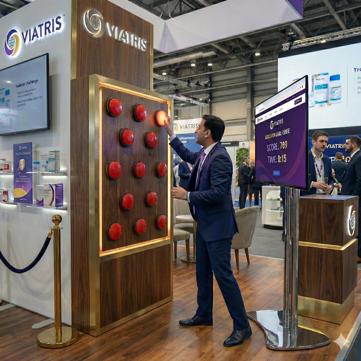 Batak Pro reaction wall game at a corporate event in Mumbai