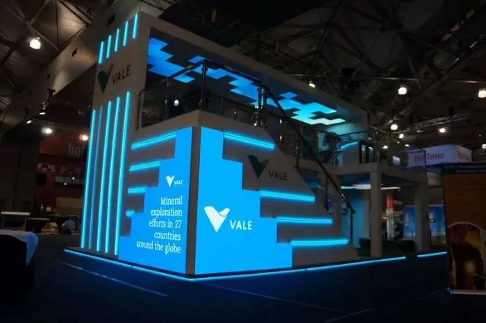 Custom immersive installation transforming a venue at a corporate event
