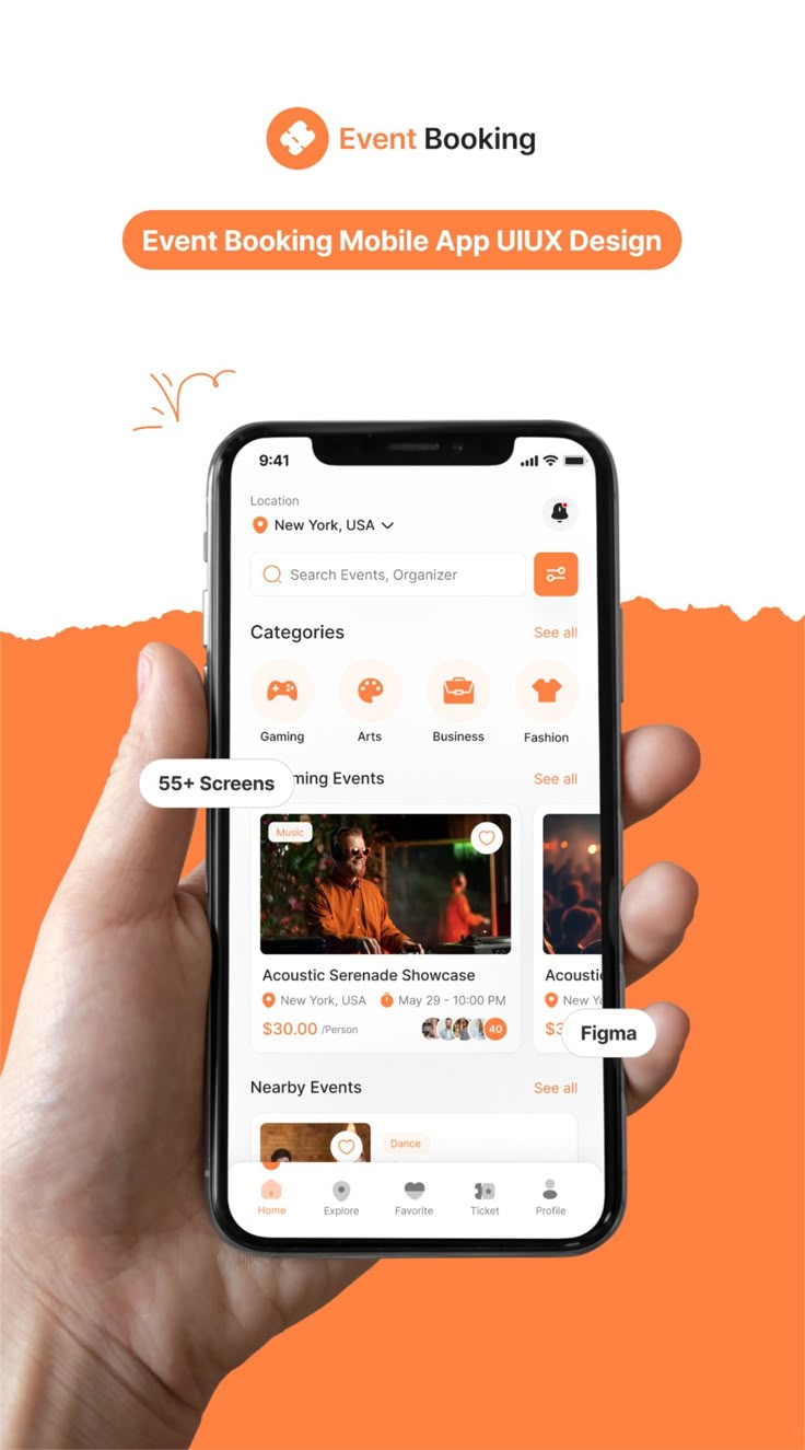 HR engagement mobile app showing agenda, leaderboard and push notifications